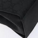 GUCCI Bamboo GG Canvas Hand Bag Black 002 1016 Auth yk18592-13