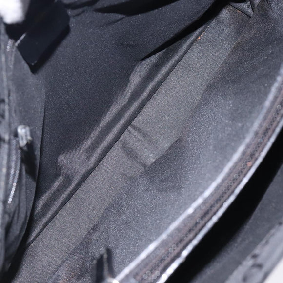 GUCCI Bamboo GG Canvas Hand Bag Black 002 1016 Auth yk18592