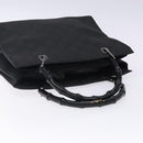 GUCCI Bamboo GG Canvas Handtasche Schwarz 002 1016 Auth yk18592-6
