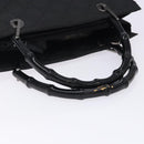 GUCCI Bamboo GG Canvas Hand Bag Black 002 1016 Auth yk18592-7
