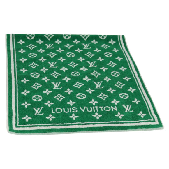 LOUIS VUITTON Monogram Beach Towel Serviette Towel Pile M77752 Auth yk18596V