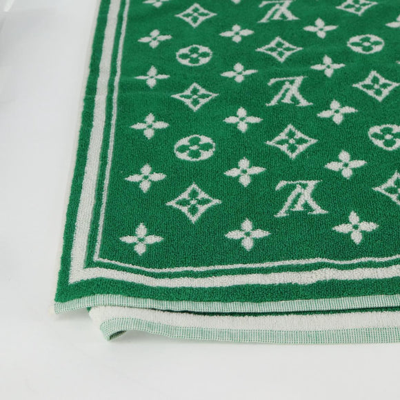 LOUIS VUITTON Monogram Beach Towel Serviette Towel Pile M77752 Auth yk18596V
