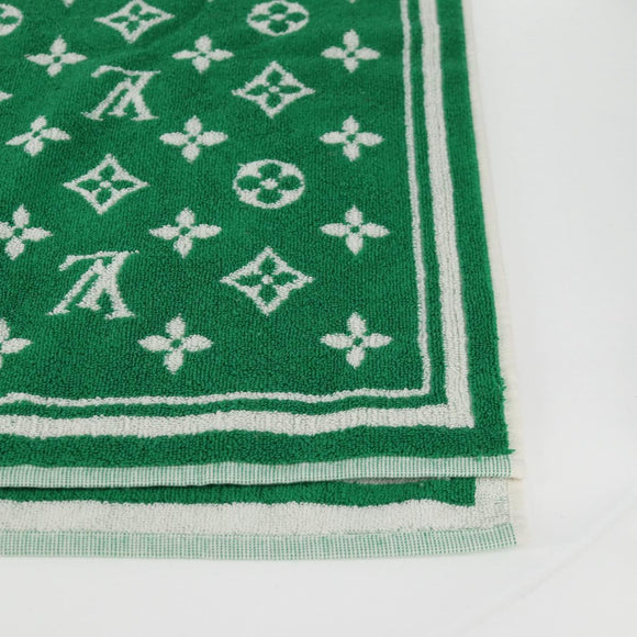 LOUIS VUITTON Monogram Beach Towel Serviette Towel Pile M77752 Auth yk18596V