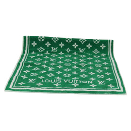 LOUIS VUITTON Monogram Beach Towel Serviette Towel Pile M77752 Auth yk18596V - 0