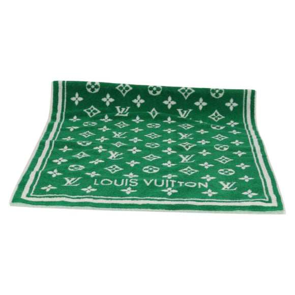 LOUIS VUITTON Monogram Beach Towel Serviette Towel Pile M77752 Auth yk18596V