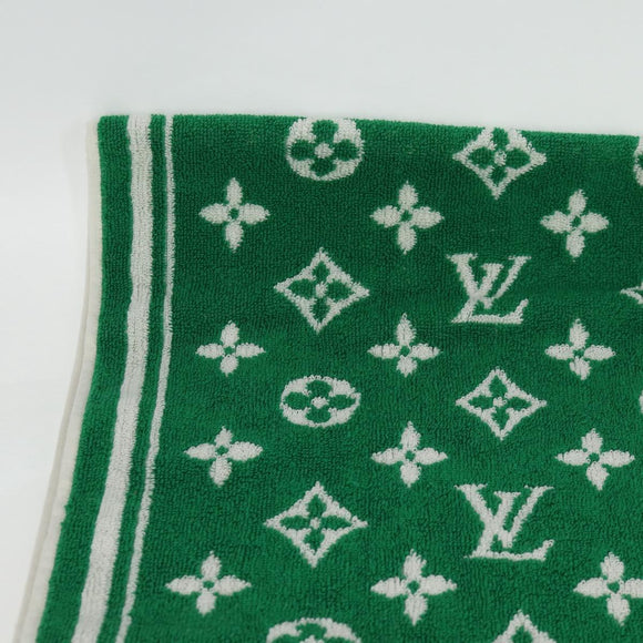 LOUIS VUITTON Monogram Beach Towel Serviette Towel Pile M77752 Auth yk18596V