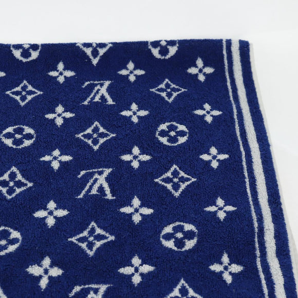 LOUIS VUITTON Monogram Beach Towel Serviette Towel Pile M77752 LV Auth yk18597V