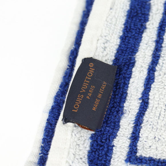 LOUIS VUITTON Monogram Beach Towel Serviette Towel Pile M77752 LV Auth yk18597V