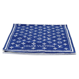 LOUIS VUITTON Monogram Beach Towel Serviette Towel Pile M77752 LV Auth yk18597V - 0