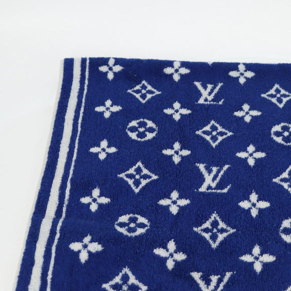 LOUIS VUITTON Monogram Beach Towel Serviette Towel Pile M77752 LV Auth yk18597V