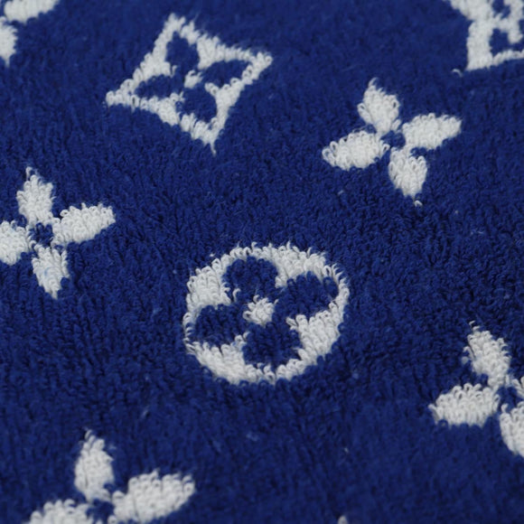 LOUIS VUITTON Monogram Beach Towel Serviette Towel Pile M77752 LV Auth yk18597V