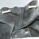 SAINT LAURENT Tote Bag Leather Reversible White Gold 168484 Auth yk18601-18