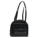 GUCCI Shoulder Bag Patent leather Navy Gold 001 090 1649 Auth yk18606-1