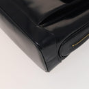 GUCCI Shoulder Bag Patent leather Navy Gold 001 090 1649 Auth yk18606-10