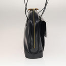 GUCCI Shoulder Bag Patent leather Navy Gold 001 090 1649 Auth yk18606-5