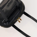 GUCCI Shoulder Bag Patent leather Navy Gold 001 090 1649 Auth yk18606-6