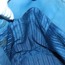PRADA Tote Bag Leather Blue Gold Auth yk18608-19