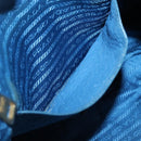 PRADA Tote Bag Leather Blue Gold Auth yk18608-21