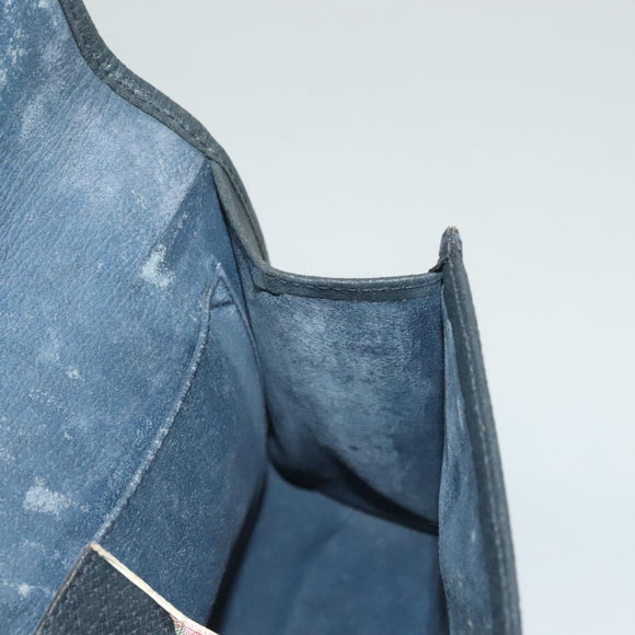 GUCCI GG Supreme Sherry Line Clutch Bag PVC Navy 89 01 030 Auth yk18615