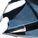 GUCCI GG Supreme Sherry Line Clutch Bag PVC Navy 89 01 030 Auth yk18615-11