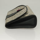 GUCCI GG Supreme Sherry Line Clutch Bag PVC Navy 89 01 030 Auth yk18615-4