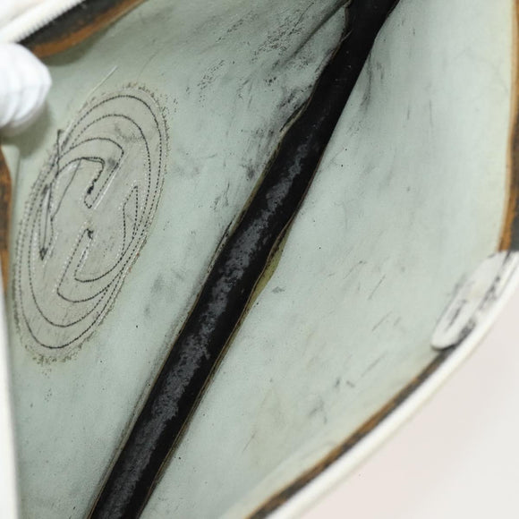 GUCCI Bamboo Bag Nylon Leather 4Set Black White Brown beige Auth yk18628