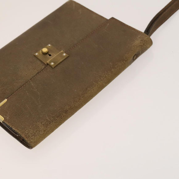 GUCCI Bamboo Bag Nylon Leather 4Set Black White Brown beige Auth yk18628