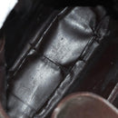 GUCCI Bamboo Bag Nylon Leather 4Set Black White Brown beige Auth yk18628-23