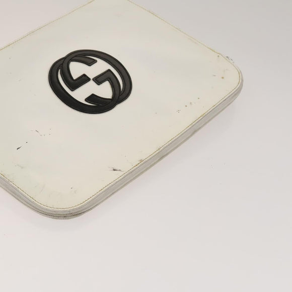 GUCCI Bamboo Bag Nylon Leather 4Set Black White Brown beige Auth yk18628