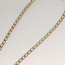 Christian Dior Ring Necklace Metal 2 Set Silver Gold Tone Auth yk18632-11