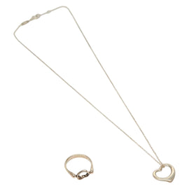 TIFFANY&Co. Ring Necklace Ag925 2Set Silver Auth yk18634