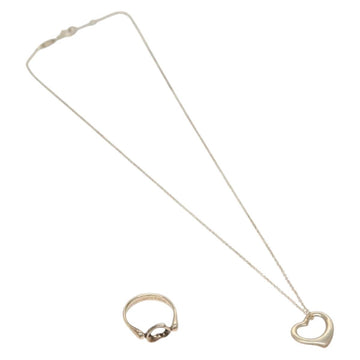 TIFFANY&Co. Ring Necklace Ag925 2Set Silver Auth yk18634
