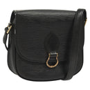 LOUIS VUITTON Epi Saint Cloud PM Shoulder Bag Black M52212 LV Auth yk18637-1