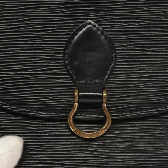 LOUIS VUITTON Epi Saint Cloud PM Shoulder Bag Black M52212 LV Auth yk18637