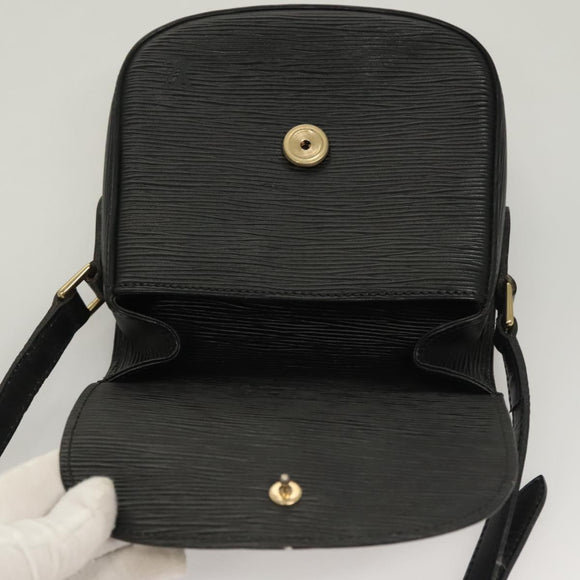 LOUIS VUITTON Epi Saint Cloud PM Shoulder Bag Black M52212 LV Auth yk18637