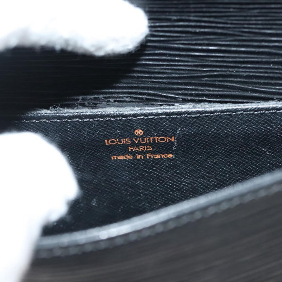 LOUIS VUITTON Epi Saint Cloud PM Shoulder Bag Black M52212 LV Auth yk18637