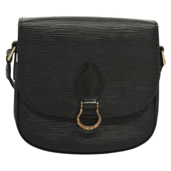 LOUIS VUITTON Epi Saint Cloud PM Shoulder Bag Black M52212 LV Auth yk18637