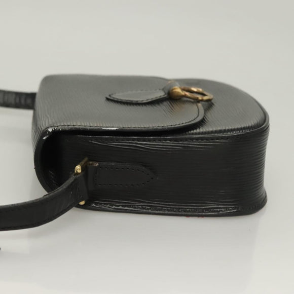 LOUIS VUITTON Epi Saint Cloud PM Shoulder Bag Black M52212 LV Auth yk18637