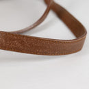 PRADA Backpack Nylon Brown Gold Auth yk18648-10