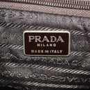 PRADA Backpack Nylon Brown Gold Auth yk18648-25