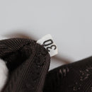 PRADA Backpack Nylon Brown Gold Auth yk18648-31