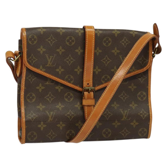 LOUIS VUITTON Monogram Portable Serviette Shoulder Bag No.230 LV Auth yk18649