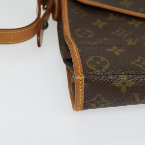 LOUIS VUITTON Monogram Portable Serviette Shoulder Bag No.230 LV Auth yk18649