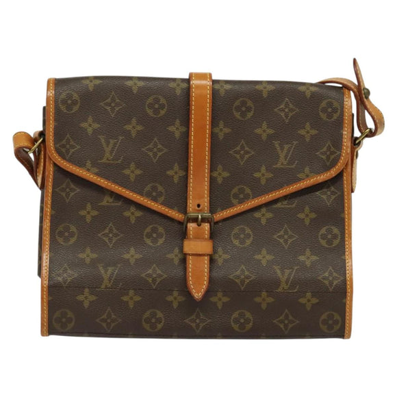 LOUIS VUITTON Monogram Portable Serviette Shoulder Bag No.230 LV Auth yk18649