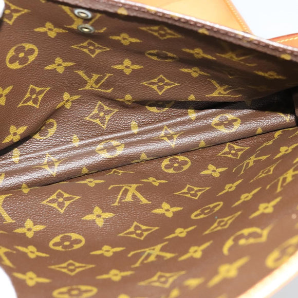 LOUIS VUITTON Monogram Portable Serviette Shoulder Bag No.230 LV Auth yk18649