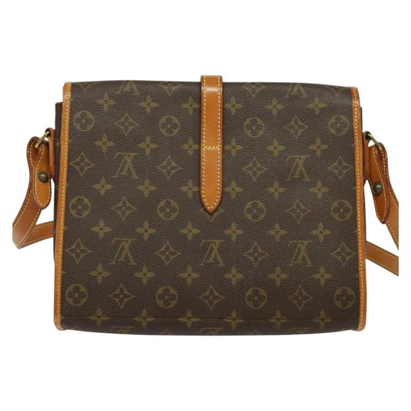 LOUIS VUITTON Monogram Portable Serviette Shoulder Bag No.230 LV Auth yk18649