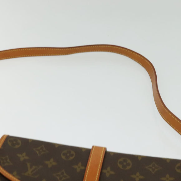 LOUIS VUITTON Monogram Portable Serviette Shoulder Bag No.230 LV Auth yk18649