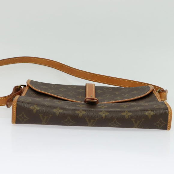 LOUIS VUITTON Monogram Portable Serviette Shoulder Bag No.230 LV Auth yk18649