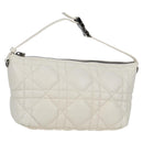 Christian Dior Canage Nomad Pouch Leather White Auth yk18674A-1