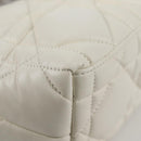 Christian Dior Canage Nomad Pouch Leather White Auth yk18674A-15